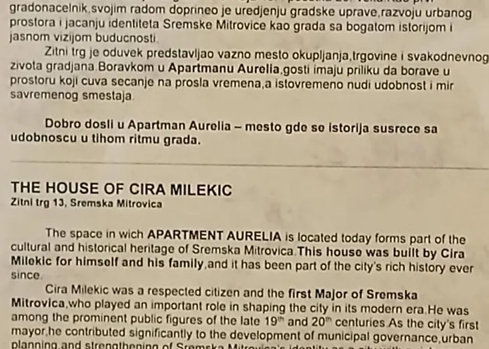 Apartman Aurelia Szávaszentdemeter